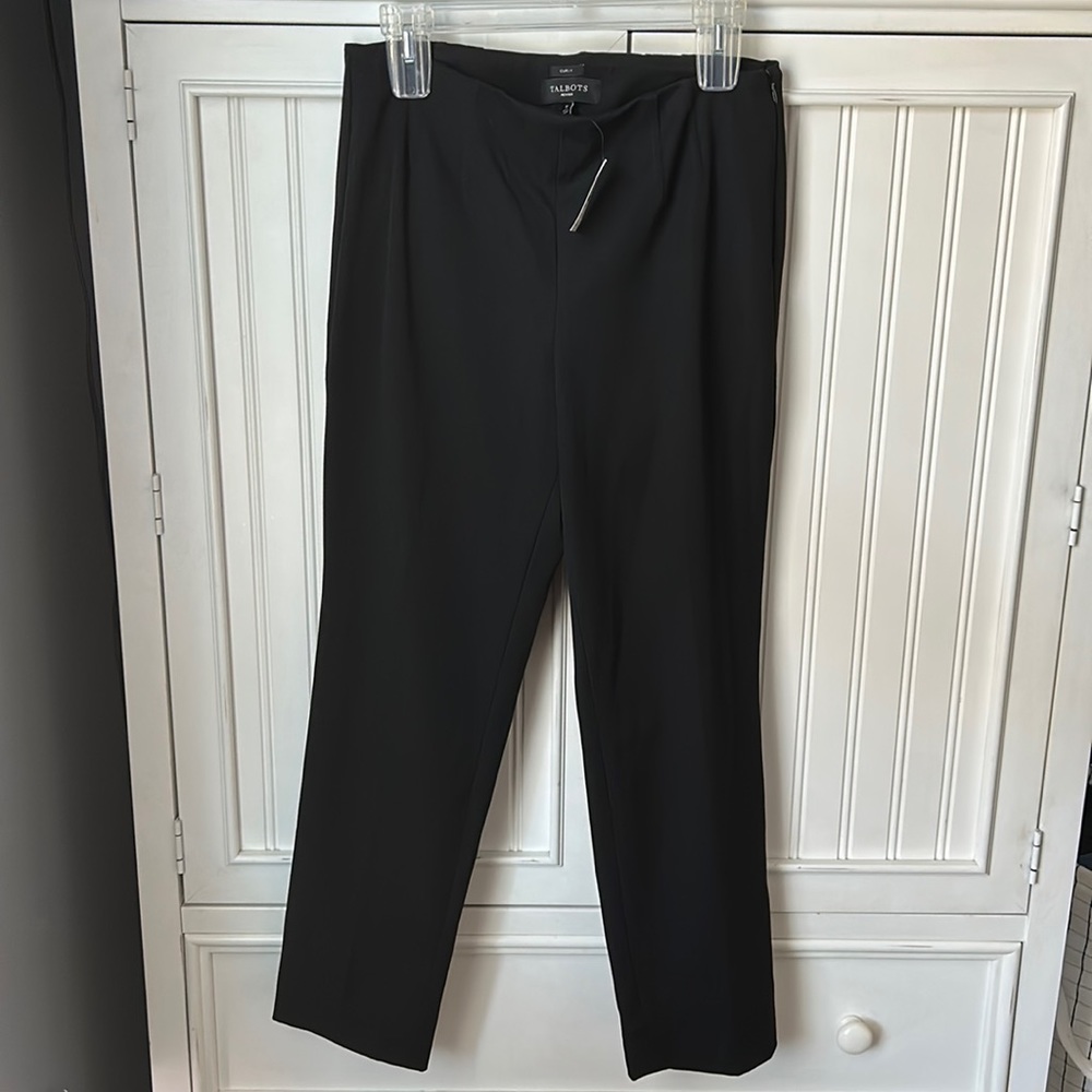NWT Talbots Curvy side zip pants